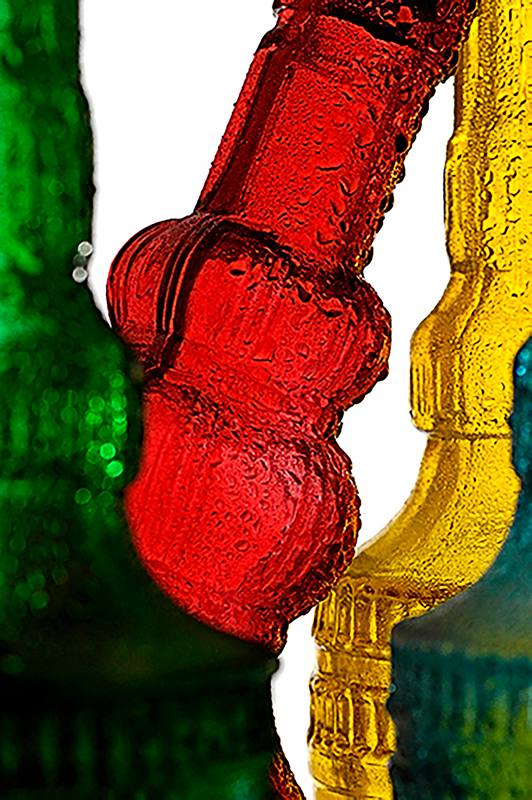 Condensation on Bottles by Jim Atkinson